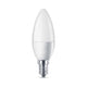 ON Ampoule wifi intelligente, ampoule intelligente E14, commande vocale et via application, ampoule colorée RVB dimmable, 470 lm