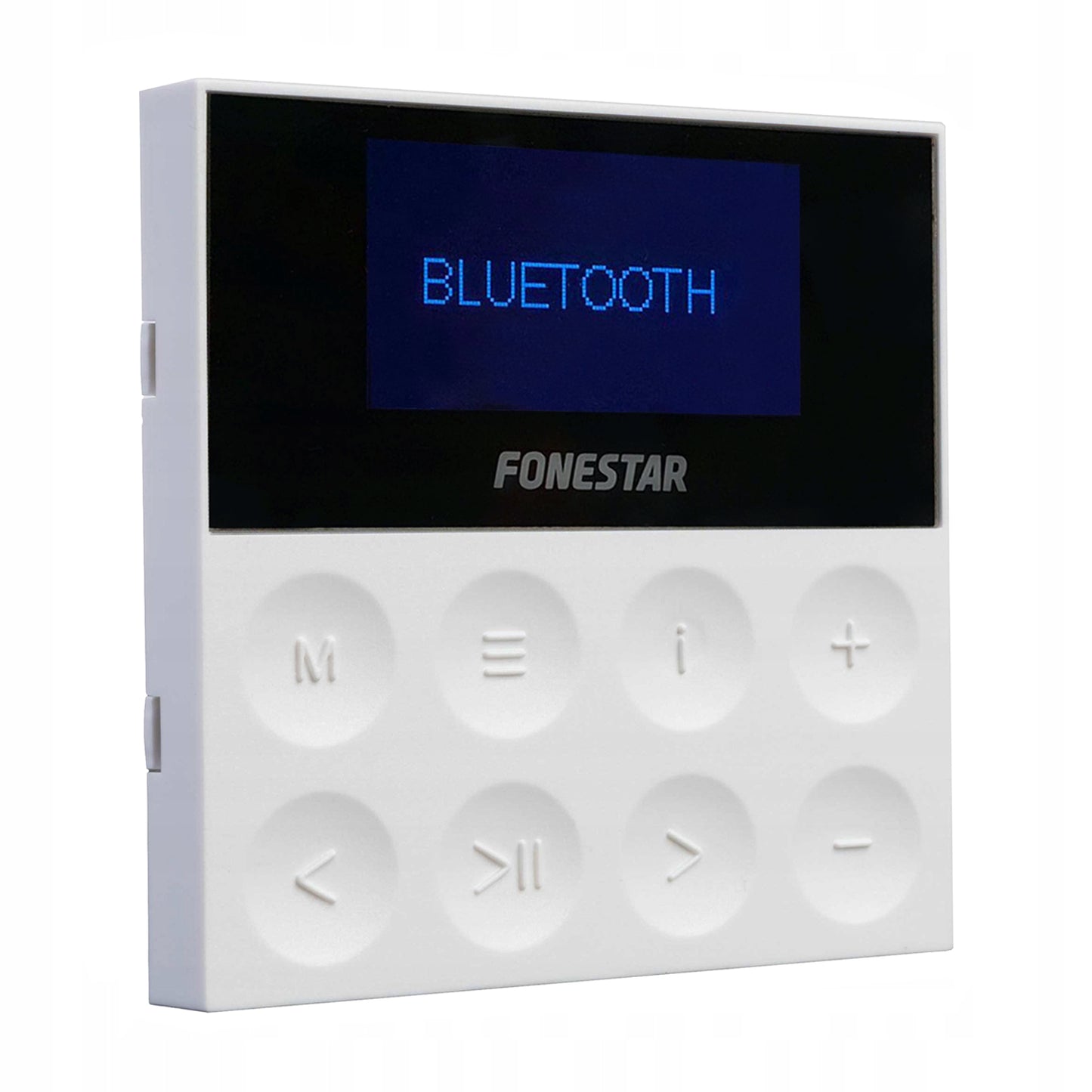 Fonestar KS-AMP Sistema audio amplificatore player da parete, telecomando per controllo remoto incluso, connettività Bluetooth, USB, MP3, senza distorsioni