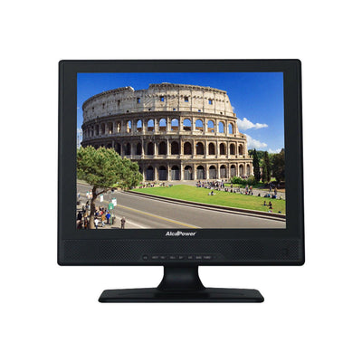 Alcapower Monitor LCD a colori 12", monitor per videosorveglianza, 12V DC, 302x256x43mm