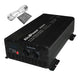 Alcapower 924231 Onduleur à onde sinusoïdale pure 3000W, télécommande avec câble 6m inclus et 2 prises USB, Entrée 24V Sortie 230V, écran LCD, câbles inclus