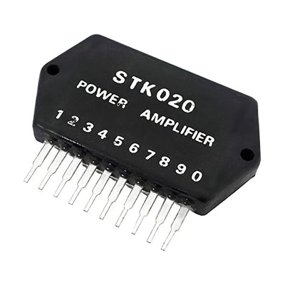 STK020 electronic component, integrated circuit, transistor, power amplifier, power amplifier, 10 contacts