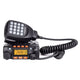 Juentai JT-6188 Mini Dual-band Vehicle Transceiver, Keyboard Microphone, 200 Memory Channels, Customizable Color Display