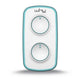 WHY EVO MINI Multi-frequency rolling code remote control from 280 to 868 MHz, programmable self-learning gate opener, wide-range radio control with 4 buttons, pure emerald