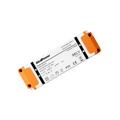 Alcapower Alimentatore Switching IP20 12V 30W 2.5A, alimentatore per illuminotecnica