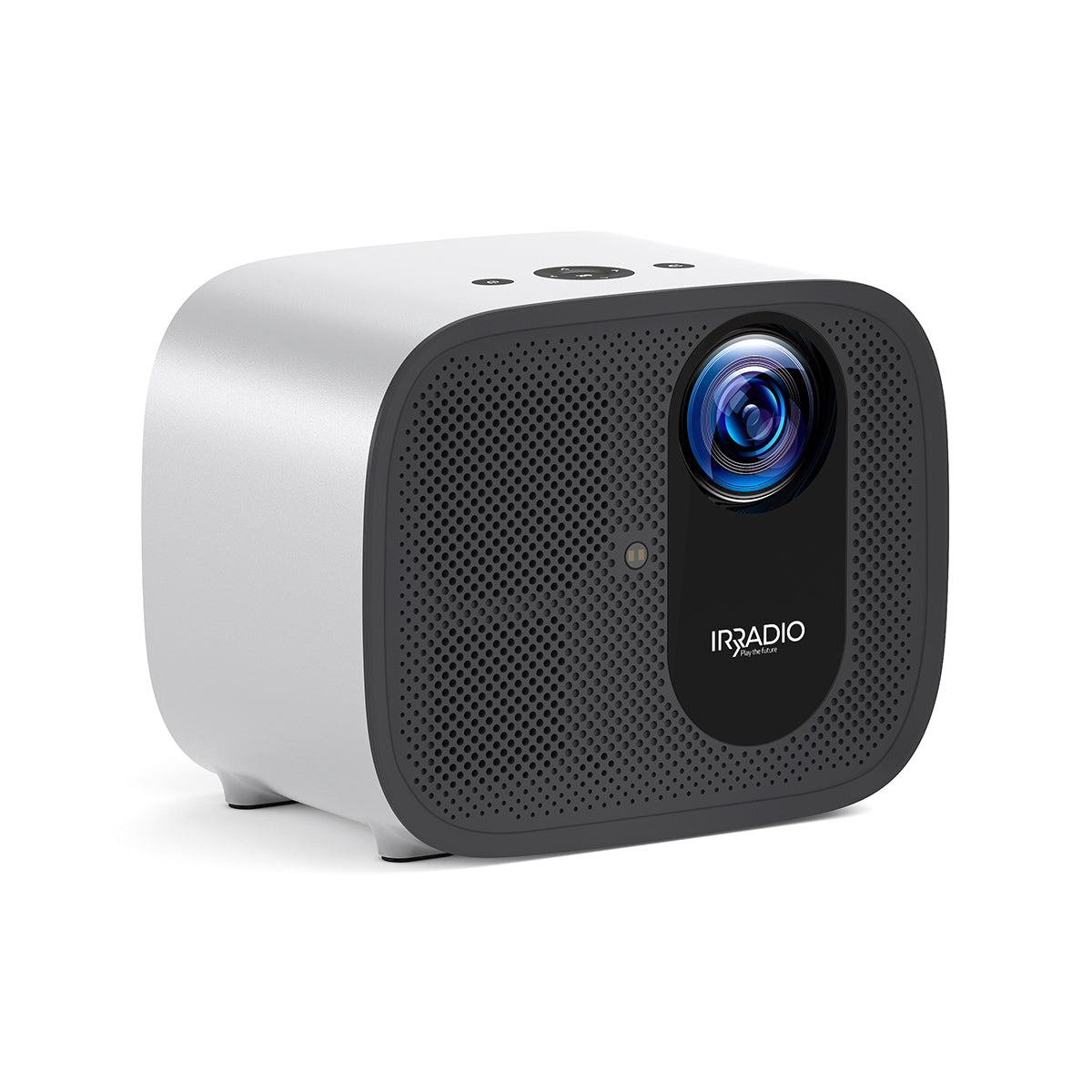 IRRADIO CDP-IR250HD Videoproiettore Smart con Google Android TV, 5000 Lumen, Risoluzione Full HD 1080p con tecnologia LCD e Supporto Ultra HD 4K, Colore Silver