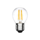Alcapower Lampadina LED, mini sfera con filamento LED, 4W a luce calda 2700K, classe energetica A++