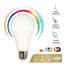 ON Smart Wifi led bulb, dimmable led bulb via app, voice control Amazon Alexa and Google Home, E27 bulb, 1400 lm