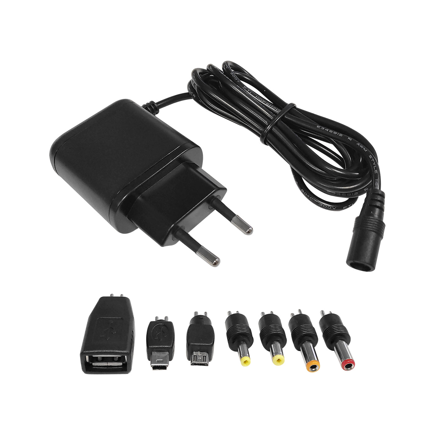 Alcapower 5V 2.5A Switching Power Supply, charger for iPods, MP3, MP4, power supply with 7 connectors