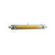O.N Lampadina LED Cob Glass lineare, R7S ultra slim, lampadina a luce fredda 6000K, 11W, 1400 lm, 18x118 mm