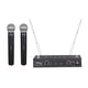 Audiodesign Fixed frequency VHF wireless microphone set, mute function on the microphone