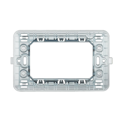 Bticino 3-module support, plate support for flush-mounted box art. 503E and 503AP, Matix series