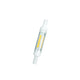 Alcapower lampadina LED R7S 78 mm, 5W 450 lumen, luce calda 3000K, lampadina waterproof IP45