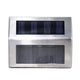Life Segna passo ad energia solare, IP44, faretto con 3 LED 36lm, autonomia a piena carica 10 ore,100x82x22mm