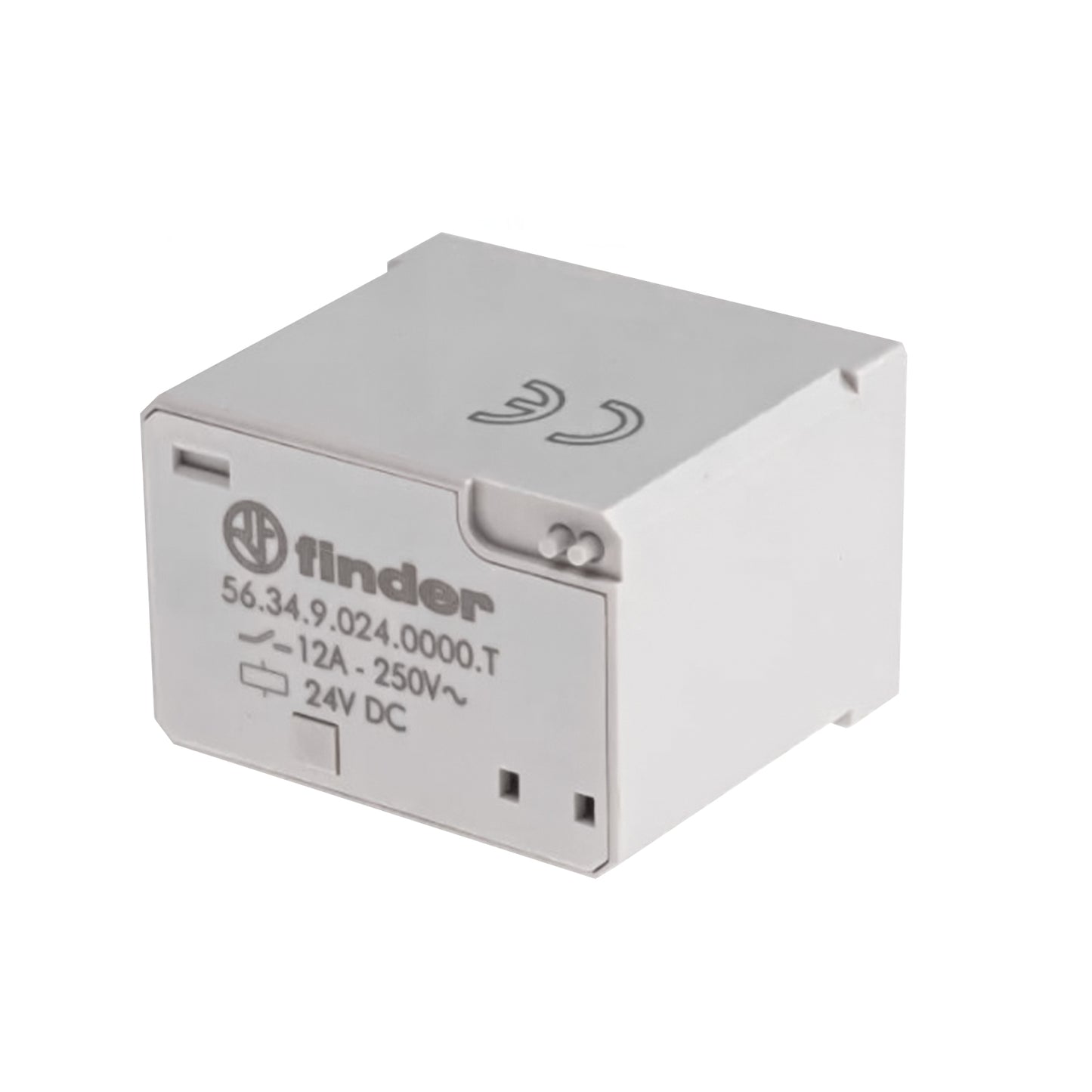 Finder Series 56 Power relay 4 switches 12A 24V DC 56.34.9.024.0000.T