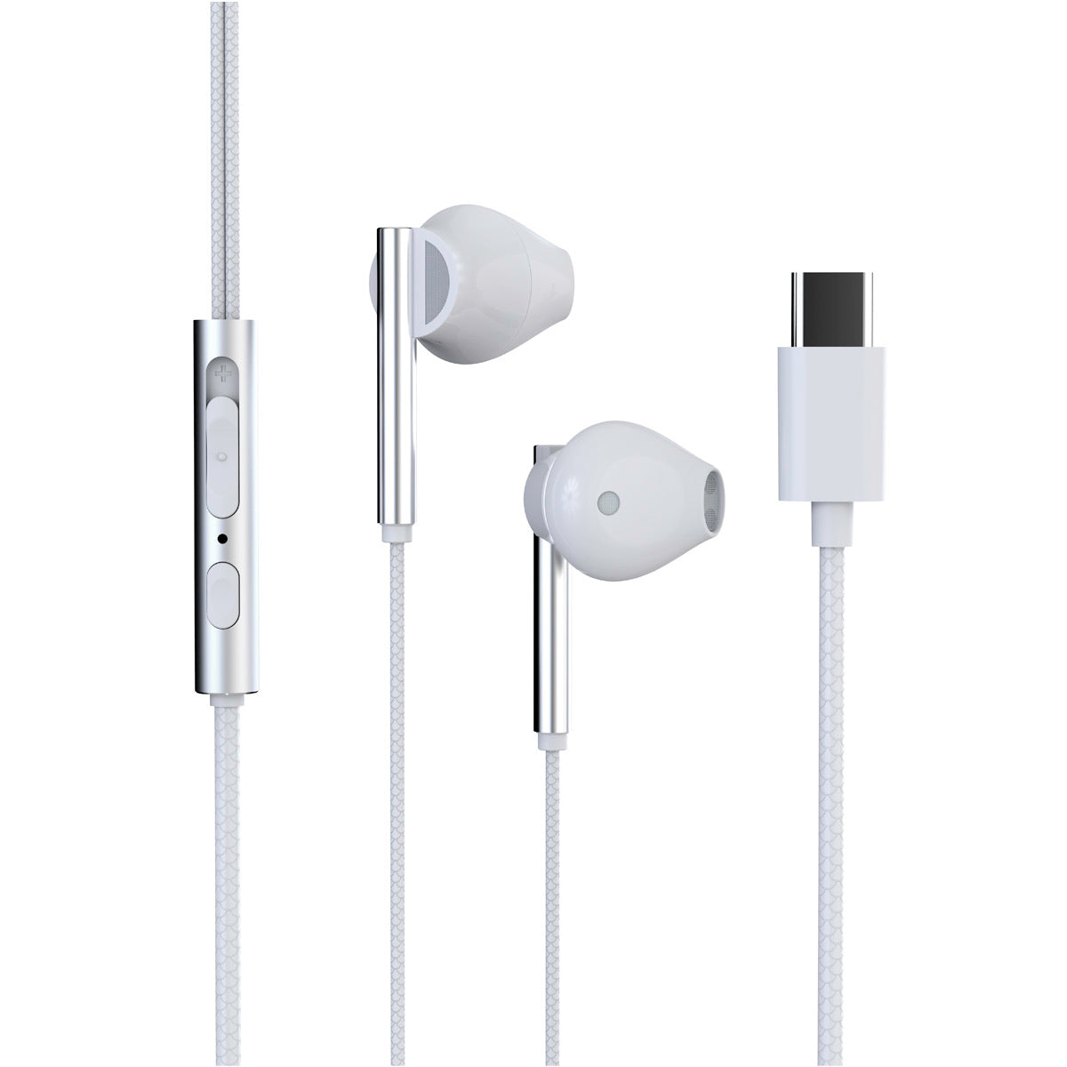 Trevi HMP 700 C Cuffie usb type-c digital, auricolari stereo con microfono, cavo anti-groviglio da 1.2m