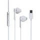 Trevi HMP 700 C Casque numérique USB type-C, écouteurs stéréo avec microphone, câble anti-emmêlement de 1,2 m