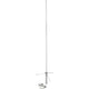 Antenne de base Falkos MA-1300 VHF/UHF 144/430 Mhz, longueur 135 cm, deux brides incluses, antenne double bande en fibre de verre