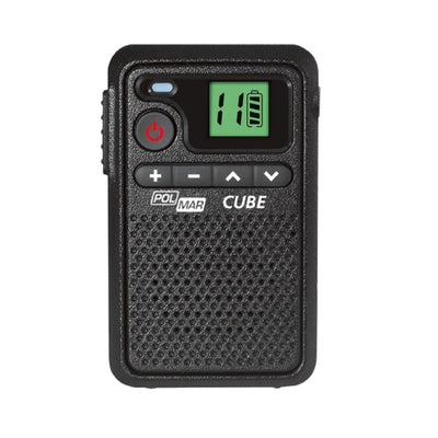 POLMAR Cube Radio two-way radio integrated antenna transceiver 8 + 8 channels rechargeable walkie talkie