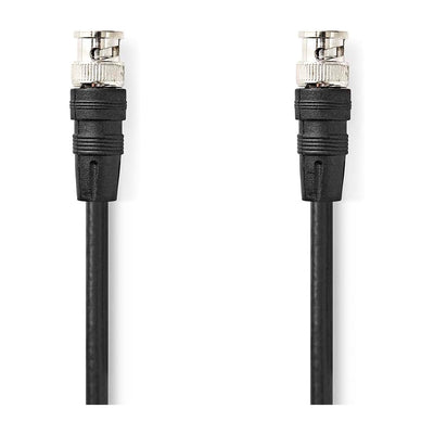 NEDIS BNC video cable male to male, BNC video cable length 2 meters