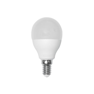 Alcapower Lampadina a LED mini sfera luce bianca fredda 6000K, attacco E14, 8W ad accensione immediata