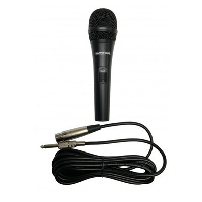 ZZipp Microfono dinamico unidirezionale con interruttore on/off, cavo di 5 metri in dotazione