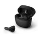 Philips Écouteurs intra-auriculaires sans fil, étui de chargement fin, résistant à l'eau, Bluetooth, autonomie de 18 heures, microphone intégré noir