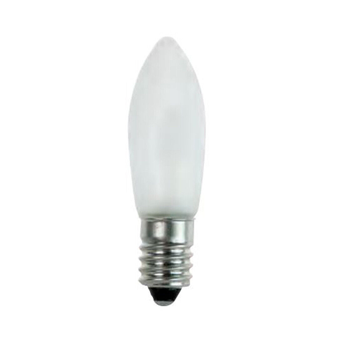 Life Set 4 lampadine a LED, lampade candele a luce calda, 0.2W, attacco E10