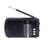 Trevi Multiband portable radio, stereo with Bluetooth function, USB input, micro SD reader, black color