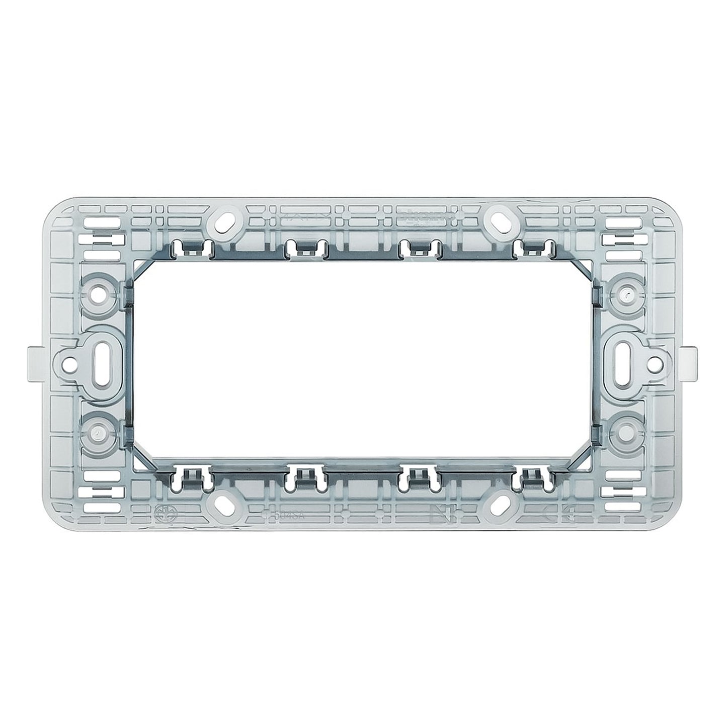 Bticino 4-module support, plate support for flush-mounted box art. 503E and 503AP, Matix series