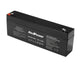 Batterie Alcapower 2,3 Ah, batterie rechargeable hermétique 12 V, 178x34xH60 mm 204022
