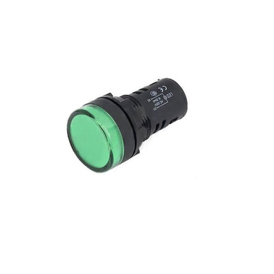 AIpha electronic indicator light, LED panel indicator light, 24Vac/dc, green light