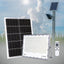ON Outdoor solar spotlight with cold light, LED spotlight with solar panel and sensor for automatic switch-on, LED wall lamp with photovoltaic 4000K 3700lm