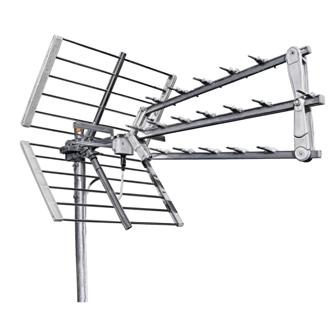 Offel Antenna digitale terrestre LTE trio 3D tripla UHF 17dB