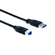 Life USB V.3 cable, USB-A plug and USB-B socket, 1.8 meter USB cable, USB extension cable