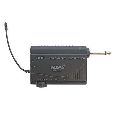 Karma Radiomicrofono UHF palmare a batteria con microfono e valigia trasporto