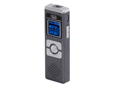 TREVI Mini registratore digitale vocale con memoria da 8GB, connessione USB