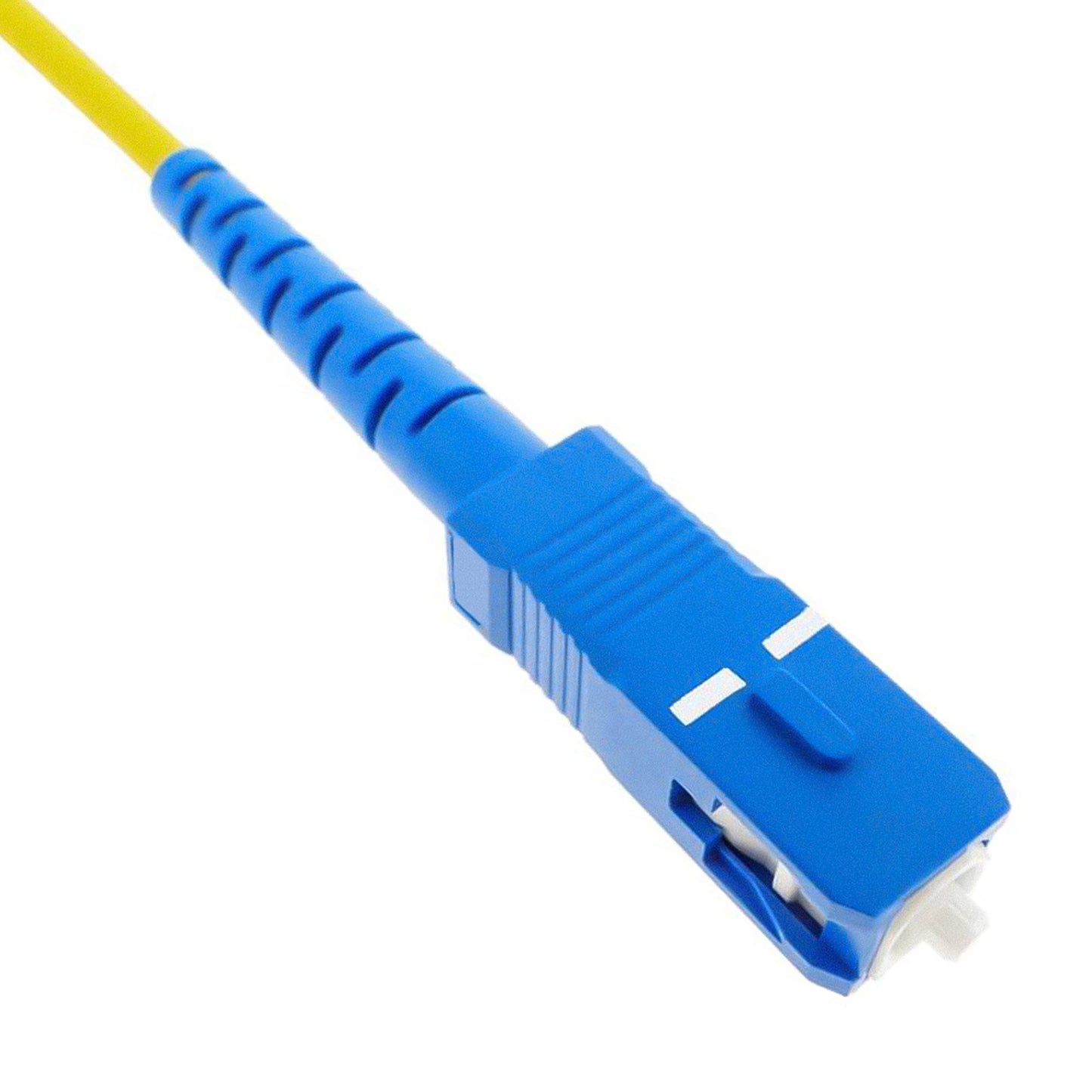 GBC Cavo patch in fibra ottica da 1m, cavo con connettori SC/APC, tipo simplex monomodale, diametro fibra 9/125 micron