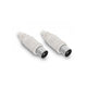 Metronic Cavo Prolunga coassiale TV M/M , cavo coassiale per antenna Tv bianco, 5 metri bianco