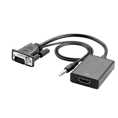 Convertisseur GBC VGA vers HDMI avec alimentation audio et USB, câble VGA vers HDMI, adaptateur VGA vers HDMI pour écran d'ordinateur PC