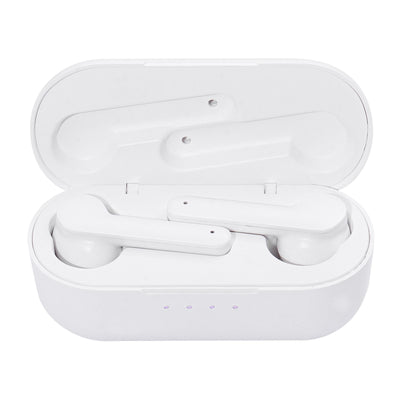 Trevi Sports In-Ear Headphones with Touch Controls, Wireless Bluetooth Earphones with Silicone Caps, Built-in Charging Case