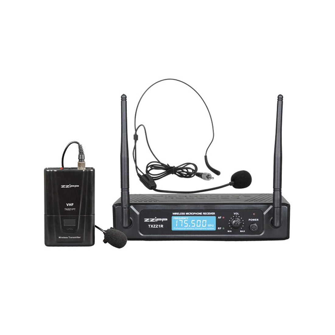 Monacor Set radiomicrofono ad archetto VHF 197,15 mhz - TXZZ113