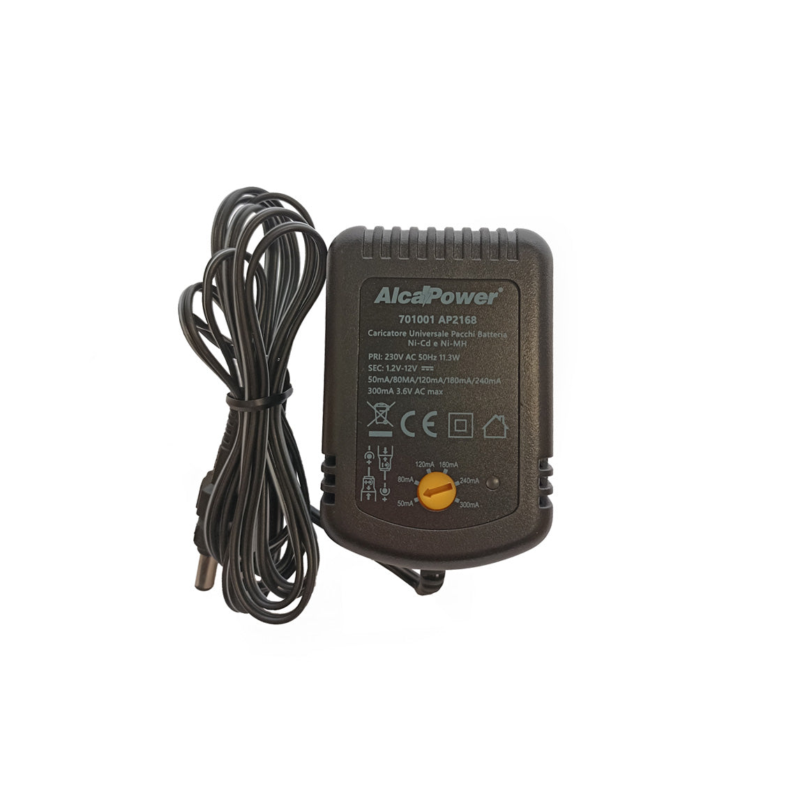 Alcapower Caricabatteria universale per pacchi elementi Ni-CD/Ni-MH scelta corrente carica CB-300