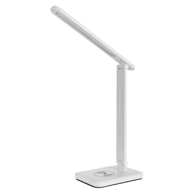 Lampe de table LED Alcapower Vera avec chargement sans fil, 250 lumens, lampe orientable à 180°, lampe à intensité et température réglables de 3000K à 6000K