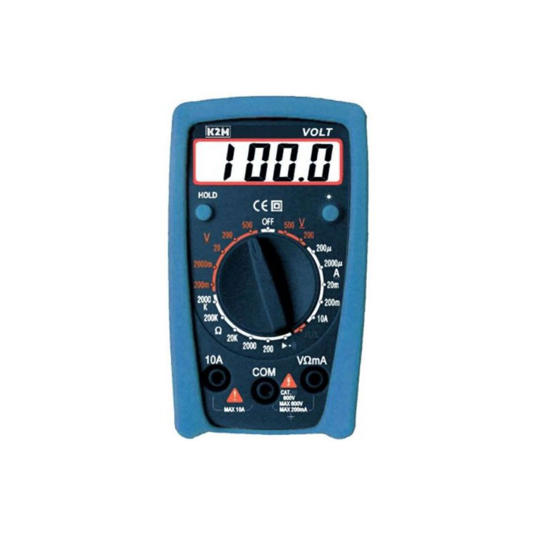 K2M Multimetro digitale compatto con display LCD 50100950