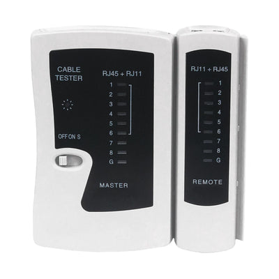 Elcart RJ11 modular telephone cable tester and RJ45 network cables, LAN tester to check the connection