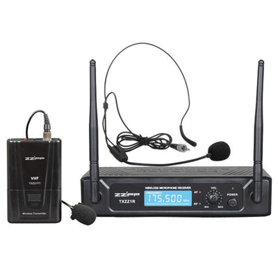Monacor Set radiomicrofono ad archetto VHF 183,57 mhz - TXZZ112