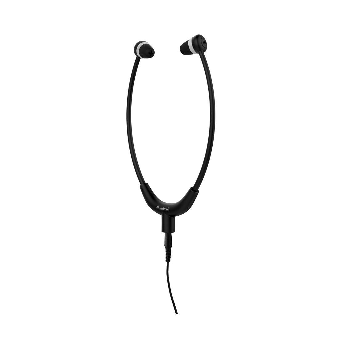 Meliconi Cuffia stereo con filo, auricolari con archetto, cuffie in-ear cablate, cavo 5,5 m