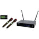 Audiodesign Pro Set 2 UHF Microphones, UHF Wireless Microphone System, Wireless Microphones, 2 Channels