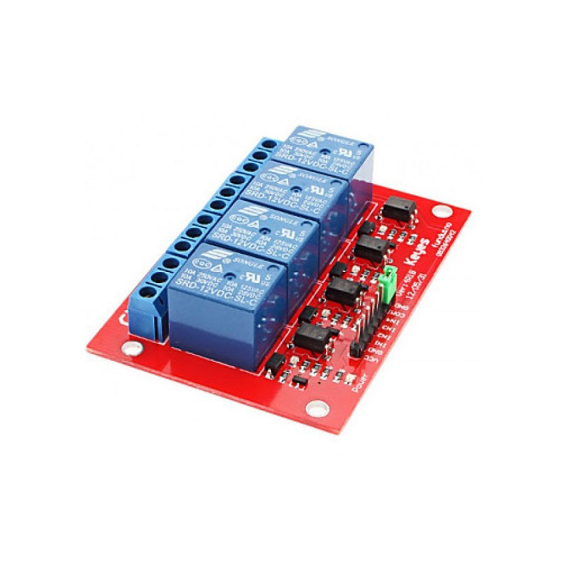 Scheda Elettronica 5V Relay Module 4 relè MODULO 25 – Microelettronica snc