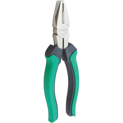 Pro'Skit Tempered steel pliers with serrated teeth and non-slip handle